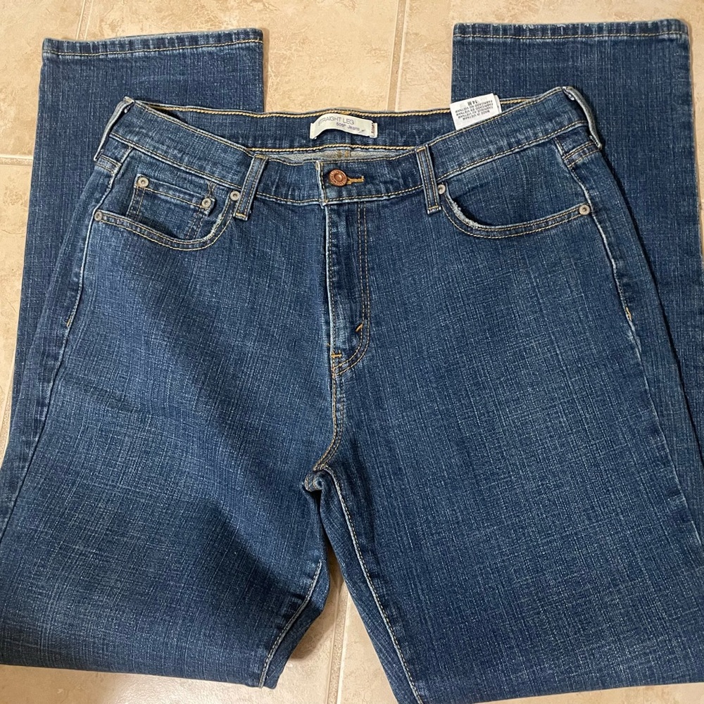 Ladies Levi Jean 505 straight leg 14 med